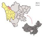 Location of Sêrtar within Sichuan (China)